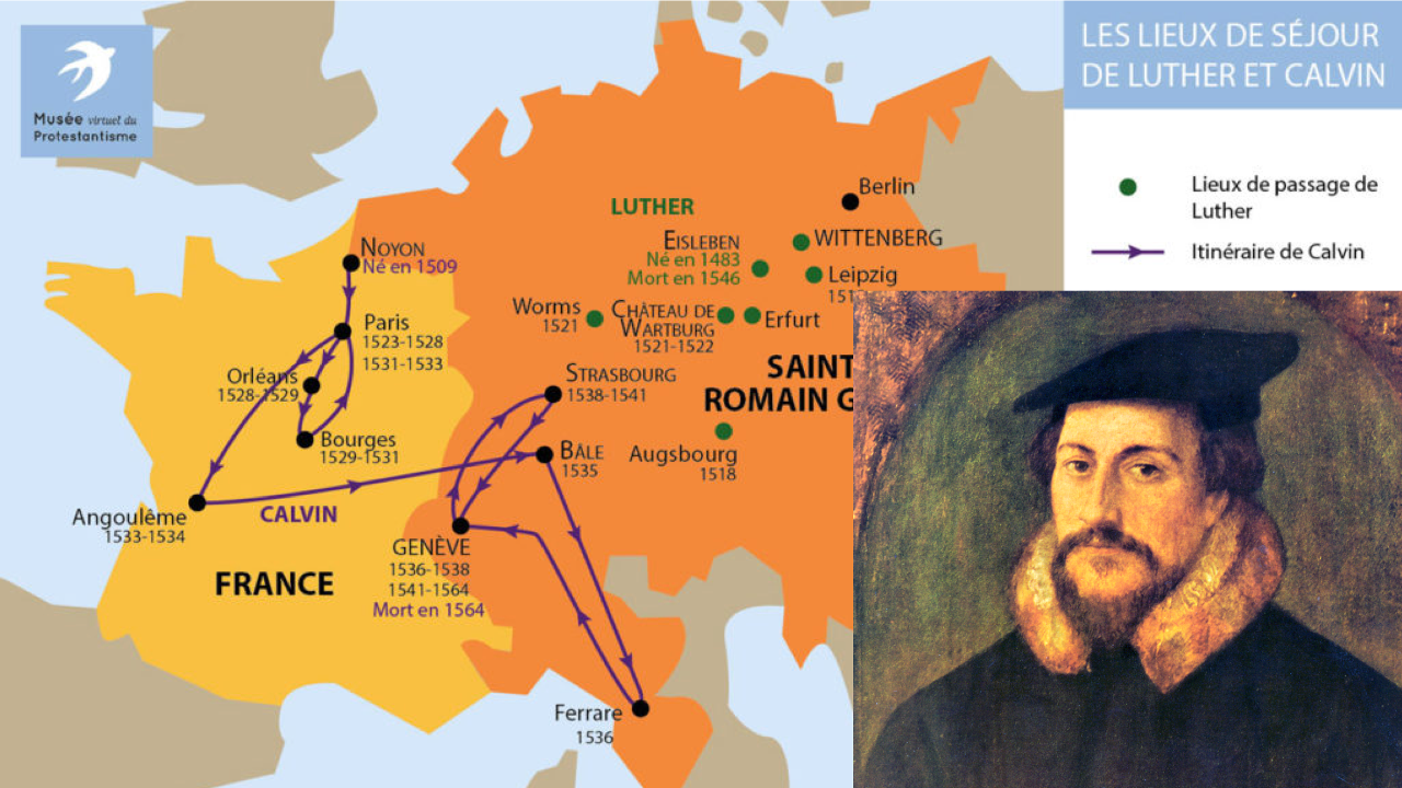 Histoire Réforme 16 Jean Calvin de 1509 à 1533 Début réforme en
